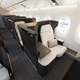 aircraft cabin seat / business class / with armrests / with table