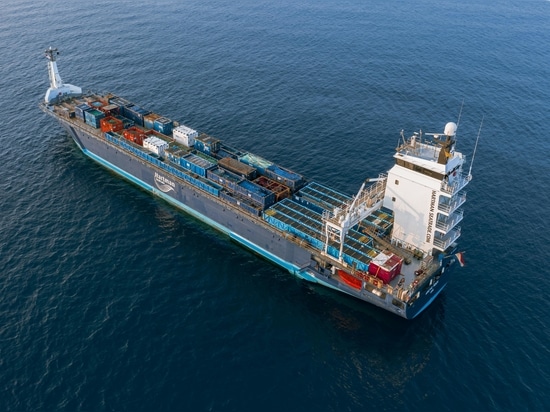 Cargo Container Ship - Sustainable Marine Shore Power Ready