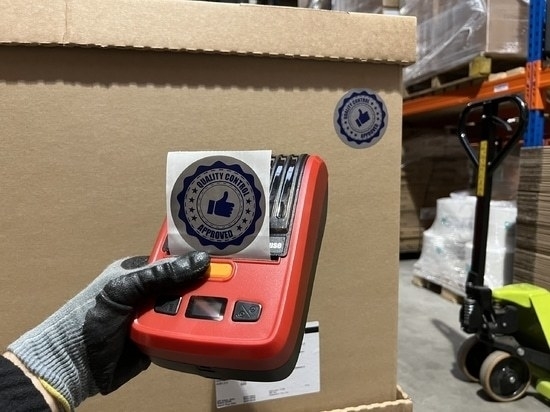 CJ80 - Sistema portatile a trasferimento termico monocolore - Stampante per etichette
