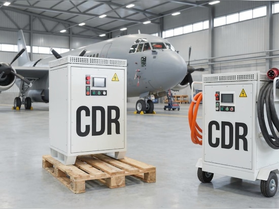 Unità di alimentazione a terra combinata da 270 V CC e 400 Hz per l'aviazione militare