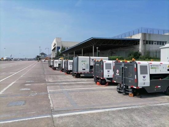 Battery Powered GPU for Aircraft Ground Support: AEME GSE ECOTUG Solutions