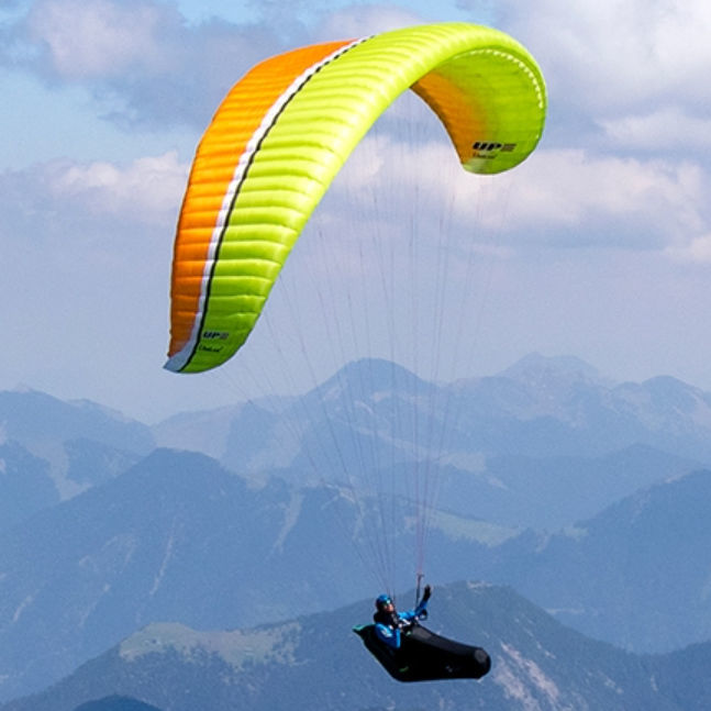 Parapendio Retter U-Turn Backup RS 120 Ultimate NUOVO - Solo 1,2 Kg, Sicurezza Massima