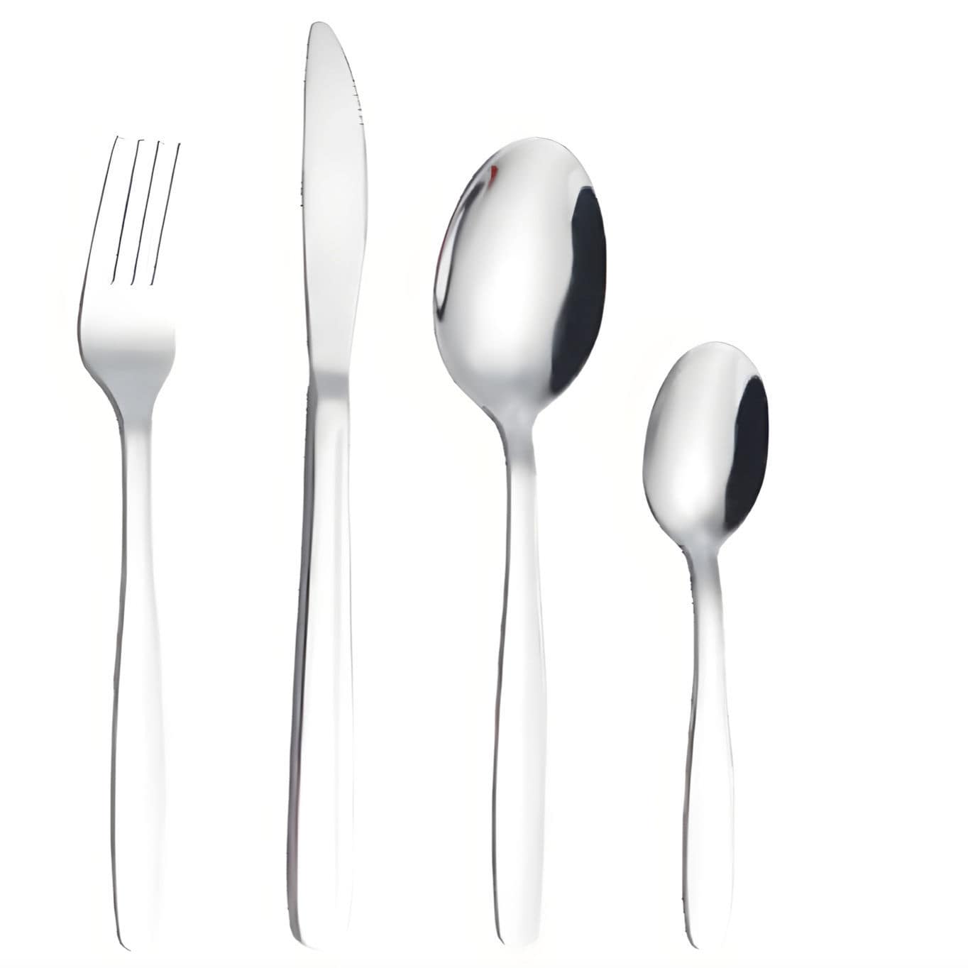 Set Posate In Acciaio Inox 60 Pezzi Per 12 Persone – Finitura Dorata Elegante, Coltello, Forchetta, Cucchiaio