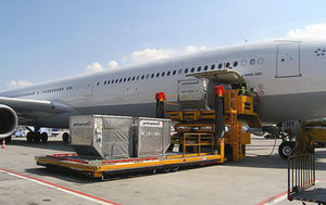 piattaforma elevatrice aeroportuale a forbice