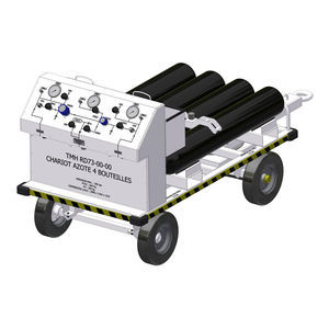 carrello per bombole di azoto per aeroporto