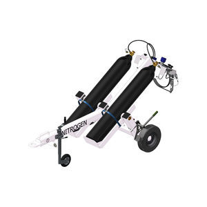 carrello per bombole di azoto per aeroporto