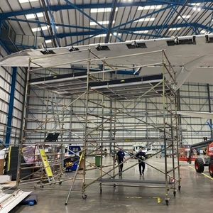 dock aeronautico per aereo