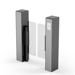 porta di imbarco automatica con lettore di scheda