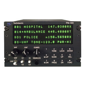 pannello audio VHF