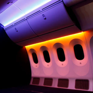 illuminazione per cabina d'aeroplano