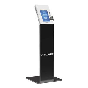 chiosco self check-in con lettore di codici a barre