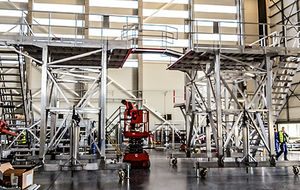 dock aeronautico per aereo