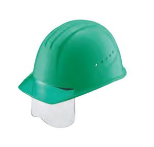 casco per operatore aeroportuale / a viso scoperto / con visiera / di protezione