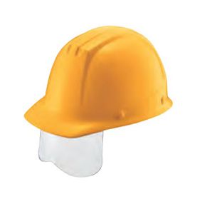 casco per operatore aeroportuale / a viso scoperto / con visiera / di protezione