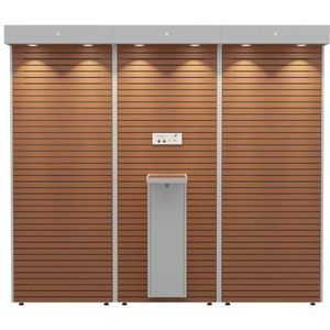 cabina fumatori design modulare