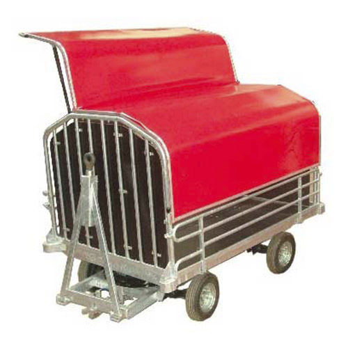 Carrello portabagagli per ground support - BAT 2.0 BP/DP - ERSEL TECHNOLOGY CO. LTD. - 4 ruote / con telone / aperto