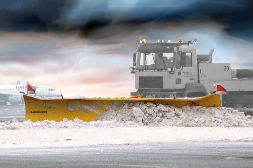 Spazzaneve per pista d'aeroporto - VAMPIR KL 620 - KAHLBACHER MACHINERY GMBH - a lama inclinabile