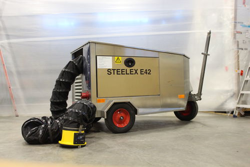 Sistema di precondizionamento dell’aria trainato - E42 - NORDIC HEATER AB - elettrico / per aereo / per pista