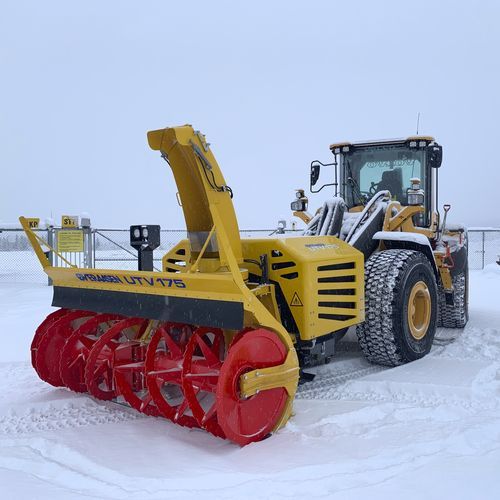 Spazzaneve a turbina montato su camion - UTV 175 - ØVERAASEN AS - per pista