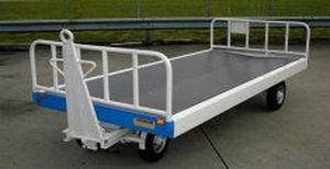 Carrello portabagagli per ground support -  1219-01-TIR-V-R - PINON SAS - 4 ruote / aperto