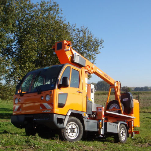 Piattaforma elevatrice da lavoro - GSR E140TJV COMFORT - ROTHLEHNER ARBEITSBÜHNEN GMBH - a colonna / telescopica / per aeroporto