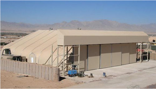 Porta per hangar telescopica - SPRUNG STRUCTURES LTD. - automatica