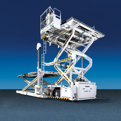 Piattaforma elevatrice aeroportuale a forbice - CHAMP 140 - TREPEL AIRPORT EQUIPMENT GMBH - di carico / diesel / elettrica