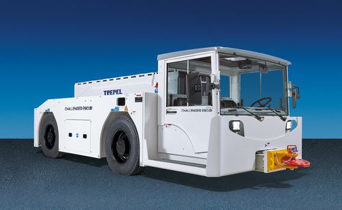 Trattore rimorchiatore - CHALLENGER 280e - TREPEL AIRPORT EQUIPMENT GMBH - per aeromobile / elettrico / con barra di traino