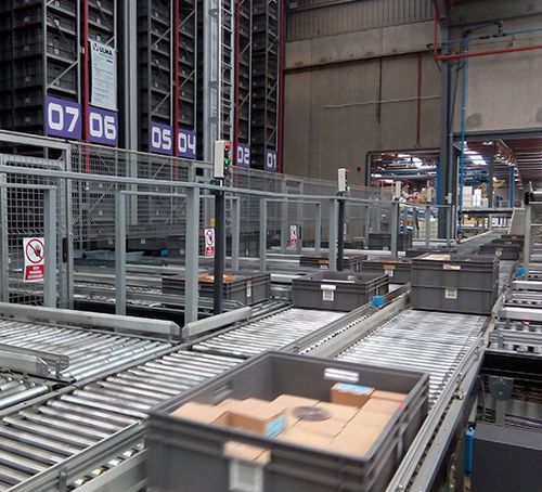 Sistema di stoccaggio automatizzato - Mini Load - ULMA HANDLING SYSTEMS - di carico / per aeroporto