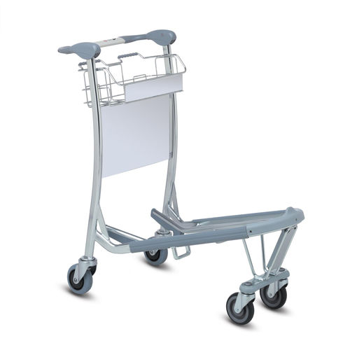 Carrello portabagagli per terminal d'aeroporto - Combi C400 - Wanzl GmbH & Co. KGaA - 4 ruote / per passeggeri