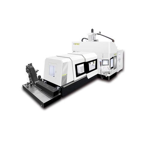 Centro di lavoro 5 assi - MTH1530 - APEC CNC - con mandrino orientabile / per il settore aerospaziale / a doppia colonna