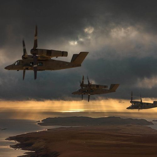 Aeroplano per ricerca e salvataggio - MV-75 Cheyenne - BELL HELICOPTER - bimotore / con motore a pistoni