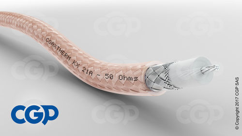 Cavo per aereo - COAXTHERM® KX21A - CGP - Cables for Global Performance - di dati / coassiale / blindato