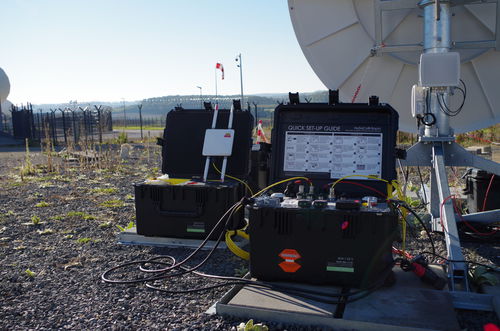 Antenna a terra - NOMADIC TERMINAL 1000® - HITEC LUXEMBOURG S.A. - satellite / SATCOM / ad alta velocità