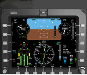 Monitor di navigazione monitor di navigazione - Synthetic Vision+ - ROGERSON KRATOS / INTHEAIRNET - per aereo / per elicottero / HD