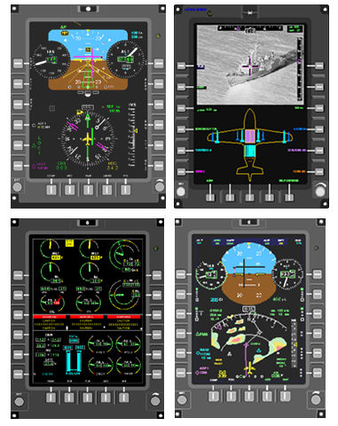 MFD display multifunzione - IAS - ROGERSON KRATOS / INTHEAIRNET - per aereo / HD