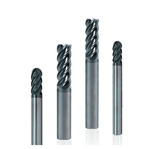 Fresa a raggio - V-Carb - SGS FRANCE - per titanio / per acciaio / per acciaio inossidabile