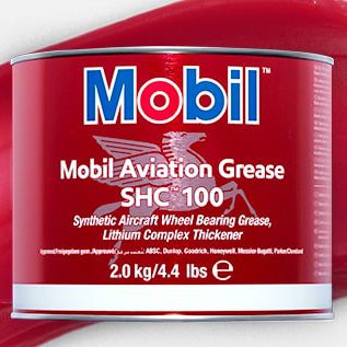 Grasso per cuscinetti - Mobil™ Aviation Grease SHC™ 100 - ExxonMobil - di lubrificazione / per aereo / per ingranaggi
