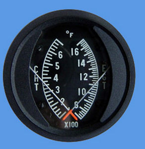 Indicatore di temperatura - Suzhou Changfeng Instruments Co,. Ltd - analogico / per motore / per aereo