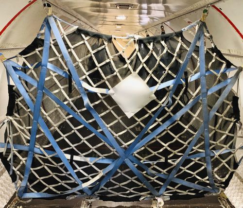 Rete per trasporto merci - ACM - Aircraft Cabin Modification - GmbH - per bagagli / con fissaggio al suolo / per aereo