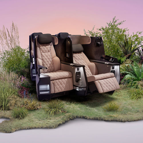 Sedile per cabina d'aeroplano - VantageDUO  - Thompson Aero Seating - per passeggeri / con braccioli / con tavolo