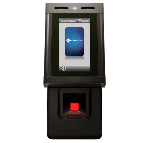Lettore di impronte digitali ottico - emerald TS100f - CEM Systems - biometrico / di carte / per aeroporto