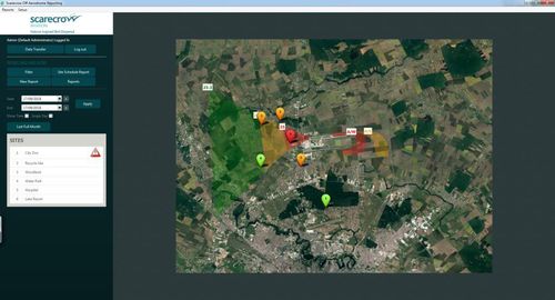 Software di rilevamento di volatili - O.A.R - Scarecrow Bio-Acoustic Systems Ltd - per reportistica / di analisi / GPS