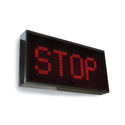 Pannello segnaletico - STOP - AIRFIELD LIGHTING SYSTEMS UK LTD - digitale / per aeroporto / LED