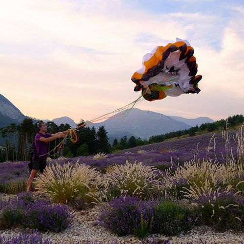 Vela da speedflying da montagna - Swoop XP series - NERVURES - monoposto