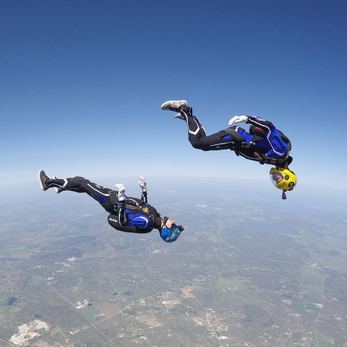 Tuta per paracadutismo - C+ ® - Intrudair Skydive & Base Gear - da lavoro / unisex / rossa