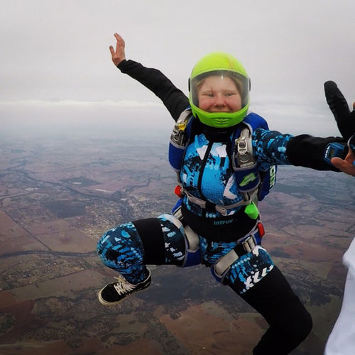 Tuta per paracadutismo - FEMME ® - Intrudair Skydive & Base Gear - per donna / multicolore / bianca
