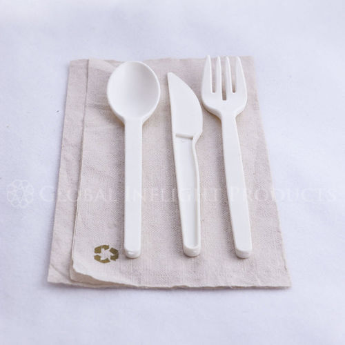 Kit di posate per cabina d'aeroplano - Global Inflight Products - in plastica