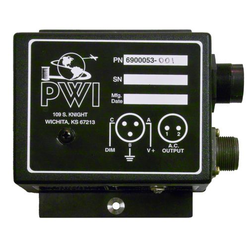Alimentazione elettrica per illuminazione - PN 6900053-001 - PWI lnc. - DC/AC