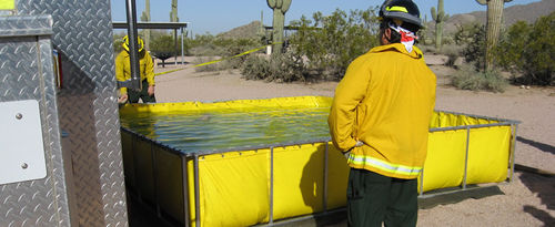 Cisterna d'acqua - OASIS TANK™ - SEI INDUSTRIES LTD. - flessibile / per elicottero / per antincendio